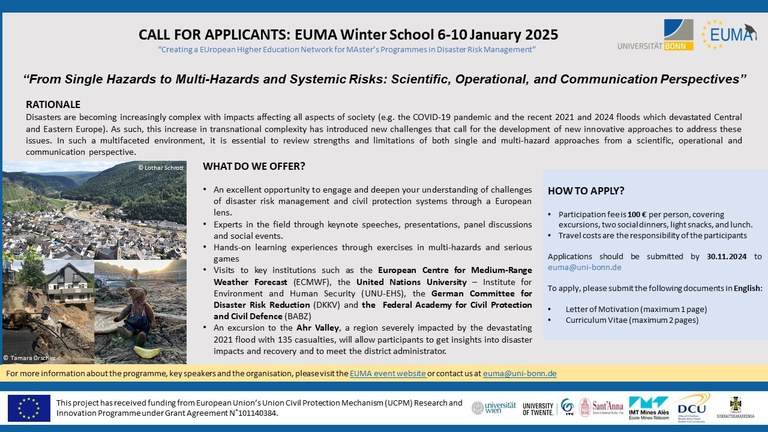 EUMA Winter School